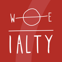 ialty logo con background